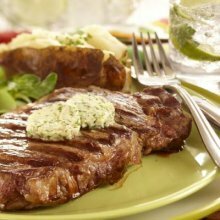 Delmonico Steak In Herb Butter